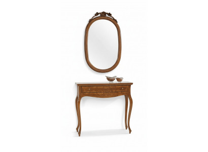 Konsolentisch Spigel Sideboard Set Holz Italienesch Miwwelen Stil Elisa 2-Deeler Nei