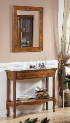 Italienesch Miwwelen 2-Deeler Set Miwwel Stil StileElisa Sideboard Spigel Holz Konsole