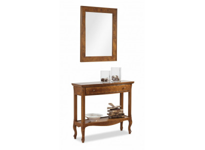 Italienesch Miwwelen 2-Deeler Set Miwwel Stil StileElisa Sideboard Spigel Holz Konsole