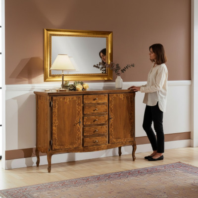 Luxus Kommode Spigel Grupp Holz Konsolumbuede Sideboard Schiefen Kommoden Konsolen