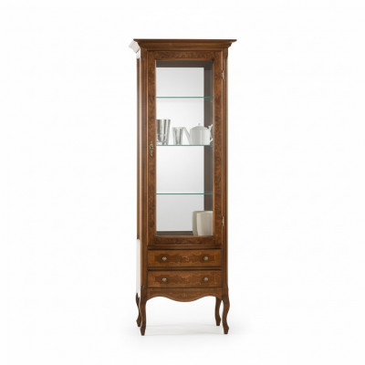 Miwwel Glasschaf Vitrine Holz Vitrinen Glas Schaf Schief Regaler Italien
