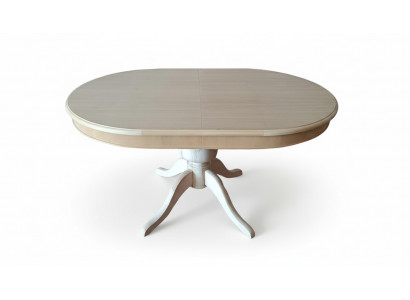 Ronnt Iessdësch Iesszëmmer Dëscher Wunnzëmmer ronn Dësch 135 x 91 cm Holz Miwwelen