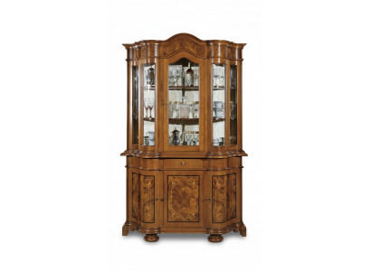 Miwwelen Glasschaf Vitrin Holz Vitrine Glas Schaf Schief Regaler