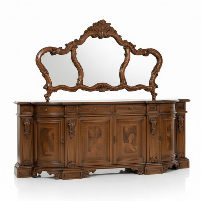 Anrichte Kommode Spigel Holz Konsole Sideboard Schiefen Kommoden Konsolen