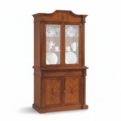 Miwwel Glasschaf Vitrin Holz Vitrinnen Glas Schaf Schief Regaler Italien