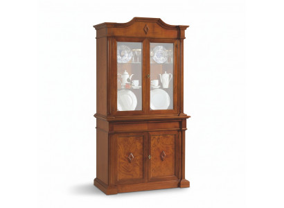 Miwwel Glasschaf Vitrin Holz Vitrinnen Glas Schaf Schief Regaler Italien