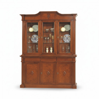 Anrichte Miwwel Glasvitrine Vitrin Holz Vitrine Glas Schaf Schäffer Italien