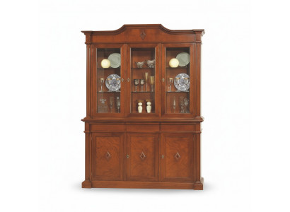 Anrichte Miwwel Glasvitrine Vitrin Holz Vitrine Glas Schaf Schäffer Italien