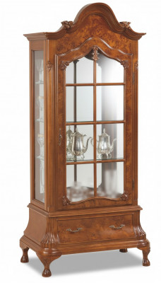 Vitrinn Glasvitrine brong Miwwelen Schief Vitrinnen Schaf Italienesch Miwwelen nei