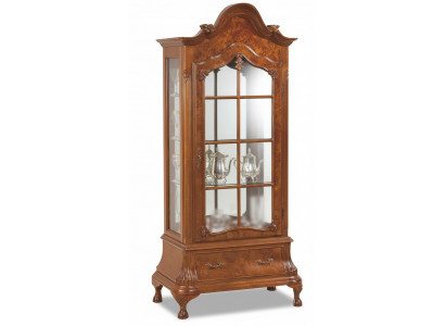 Vitrinn Glasvitrine brong Miwwelen Schief Vitrinnen Schaf Italienesch Miwwelen nei