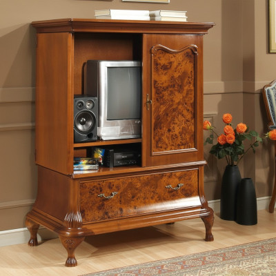 TV Schaf Wand Fernseeschaf verstoppten Fernseh mat Dieren RTV Anrichte Holz