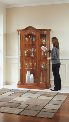 Anrichte Schaf Glasschaf Holz Schief Italienesch Miwwelen Vitrinn Vitrinnen