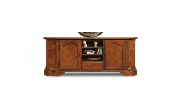Sideboard mat Spigel Anrichte Sideboards Holz Schaf Cabinet Miwwelen Kommoden Brong Neit