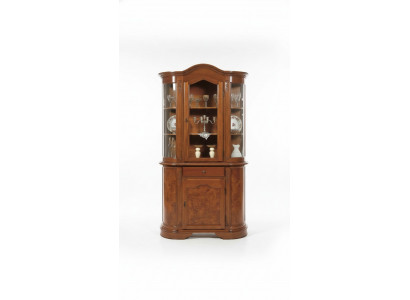 Vitrin Italienesch Miwwelen Vitrin Wunnzëmmer Sideboard Anrichte Glas Schiefen