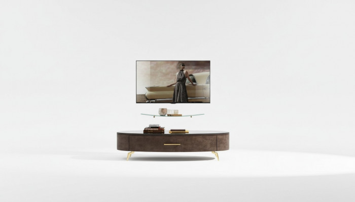 Wunnzëmmer rtv Säitebord tv Schaf Dësch Kommode Lowboard Holz Modern Nei