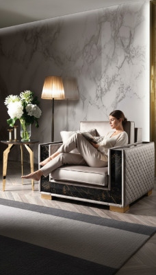 Fotell, Canapé, Polster, Sëtz, Designer, Textil, 1-Sëtzer, Canapéeën, Polster, Modernen Design