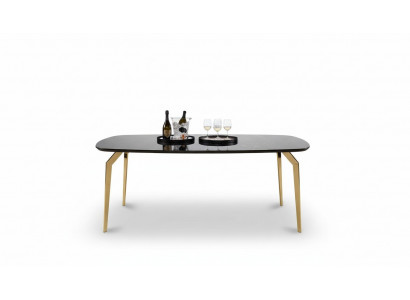 Luxus Iessdësch Modern Iesszëmmer Kichen Iessen Dëscher Design Dësch Glas 250 cm XXL