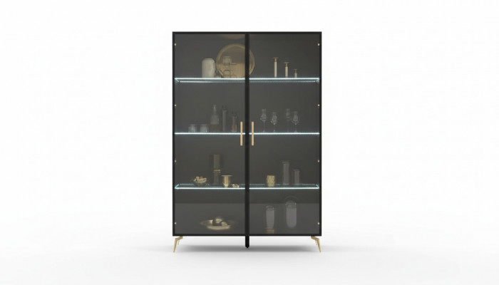Vitrinn Schaf Vitrinnen Schief Design Italienesch Miwwelen Wunnzëmmer Schaf