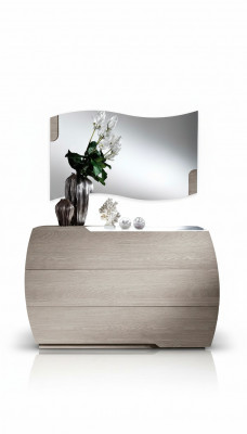 Kommode mat Spigel Garnitur Kommoden Holz Grupp Schlofzëmmer Modern Set Nei