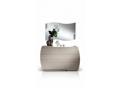 Kommode mat Spigel Garnitur Kommoden Holz Grupp Schlofzëmmer Modern Set Nei