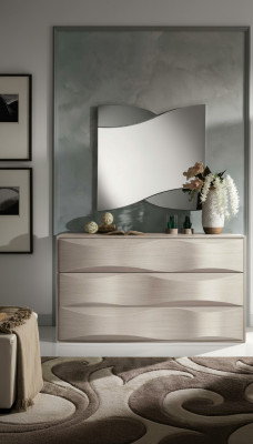 Set Kommode mat Spigel Kommoden Konsol Grupp Holz Schief Schlofkummer Modern