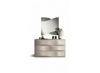 Set Kommode mat Spigel Kommoden Konsol Grupp Holz Schief Schlofkummer Modern