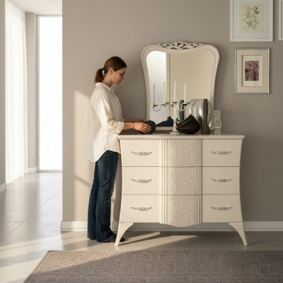 Kommode Schaf Luxus Regal Konsole Italien Miwwel Holzschaf Kommoden Modern Holz