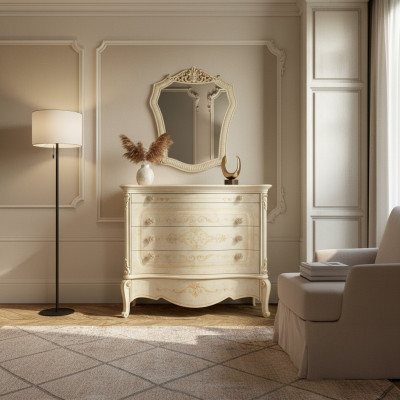 Kommoda Kommoden Konsole Schlofzëmmer Modern Holz Luxus Design Schief Stil
