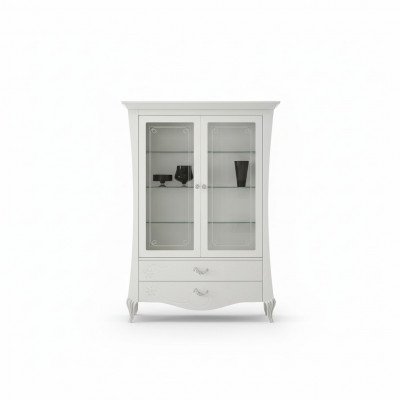 Luxus Schaufenster Vitrine Vitrinen Glas Schaf Stil Italien Modern Design Holz