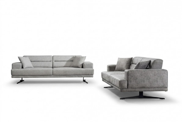 Soffagarnitur 3+3 Sëtzer Garnitur Soffa Soffen Lieder Polster Design Sëtz Modern