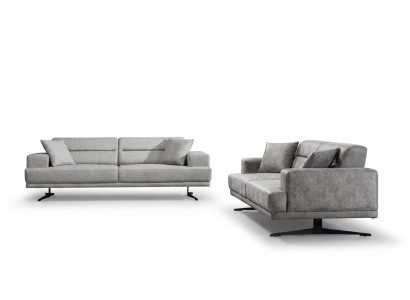 Soffagarnitur 3+3 Sëtzer Garnitur Soffa Soffen Lieder Polster Design Sëtz Modern