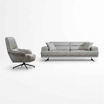 Sofagarnitur 3+1 Sëtzer Garnitur Sofa Fauteuil Sofas Polster Couch Modernen Design