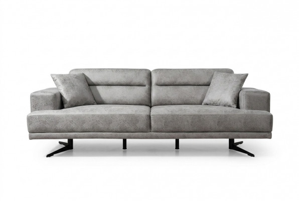 Sofa 3-Sëtzer Sofaen Lieder Dräisëtzer Sëtz Polster Design Wunnzëmmer Modern Gro