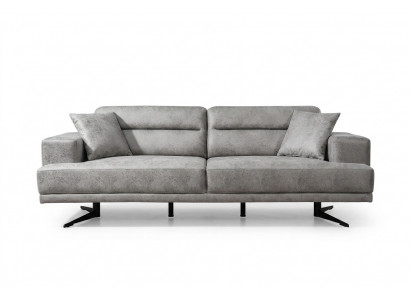 Sofa 3-Sëtzer Sofaen Lieder Dräisëtzer Sëtz Polster Design Wunnzëmmer Modern Gro