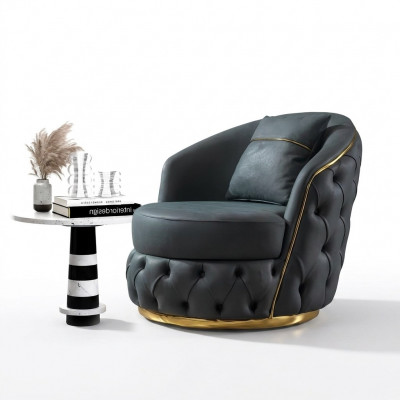 Still Chesterfield Sëtz Barock Rokoko Design Modern Wunnzëmmer Polster Troun