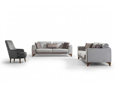 Sofagarnitur 3+3+1 Sëtz Garnitur Design Sofas Sofa Canapé Polster Sëtz Canapé