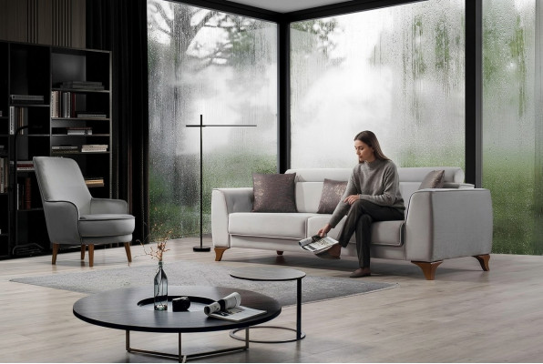 Sëtzgarnitur Canapé 3+1 Sëtz Garnitur Design Sofas Canapé Barock Polstersessel