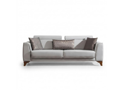 Sofa 3-Sëtzer Design Sofas Polstersëtz Design Drësëtzer Modern Stoff Miwwelen Nei