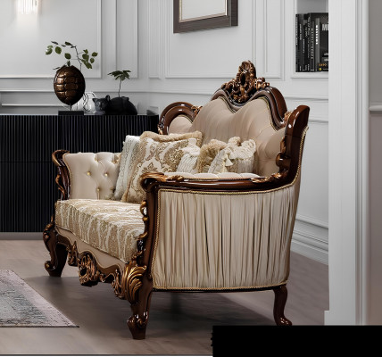 Canapé-Set 3+1 Sëtz Sofa Sofas Canapé Stoff Set Grupp Set Wunnzëmmer
