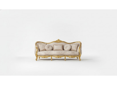 Couch-Set 3+3+1+1 Sëtzer Couchdësch Canapé Canapéen Fautteuil Sëtz Luxus Set 5 Deeler
