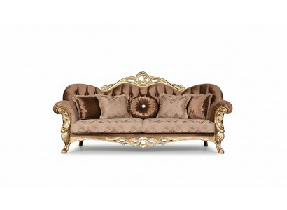 Sofagarnitur 3+3 Sëtzer Luxus Garnitur Sofa Sofas Set Barock Wunnzëmmer