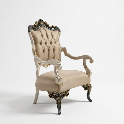 Sëtz Oueressel Design Polstersofa Canapé Textil Barock Wunnzëmmer Stoff Sëtz