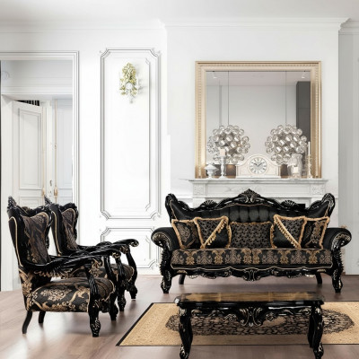Sofagarnitur 3+1+1 Sëtz Sofa Sessel Sofas Luxus Garnitur Stoff Wunnzëmmer Miwwelen