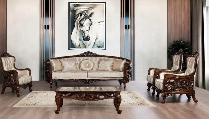 Garnitur Grupp Sofagarnitur 3+1+1 Sëtz Sofa Fauteuil Sofas Stoff Wunnzëmmer 3tlg