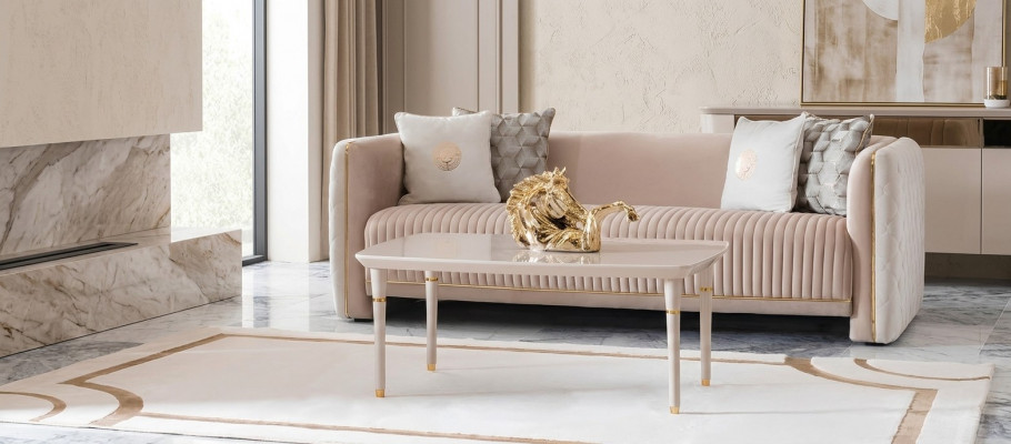 Dëscher Miwwelen Dësch Luxus Säitendësch Holz Modern Couchtisch Design Wunnzëmmer