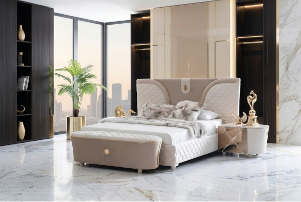 Pufa Design Sëtzbanken Gepolstert Hocker Foussocker Ottomane Sëtz Chaise Gepolstert