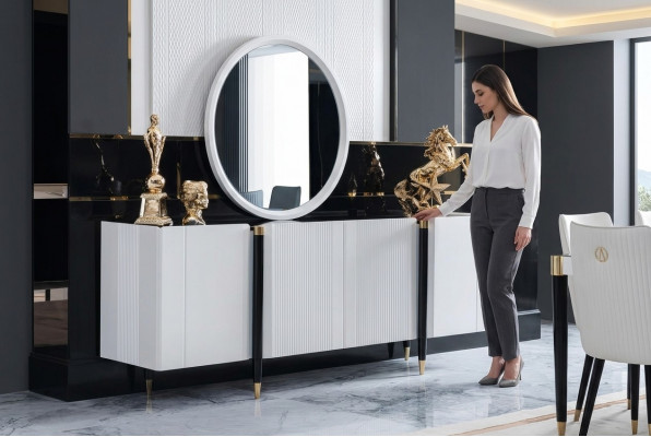 Kommoden Regal Konsole Miwwel Sideboard Italienesche Stil Kommode Schaf Luxus