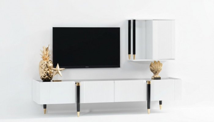 Sideboard Schaf tv Holz Lowboard Kommode Design Miwwelen Nei Wunnwand rtv Schaf