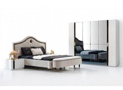 Schlofzëmmer Design Bett Luxus Better Nei Duebel Polster Miwwelen Hotel Bestietnes Design