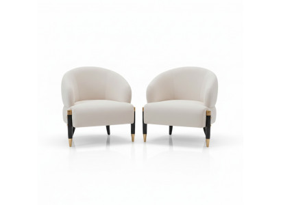 Textil 2x Still Sëtzkëssen Still Gastro Stoff Iesszëmmer Neit Design Stull Set